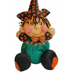 Dandee International Halloween Scarecrow Plush 13" Stuffed Animal   BNC